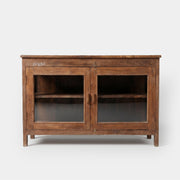 Vitrina 2 Puertas Madera y Vidrio #1