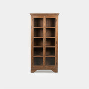 Vitrina 2 puertas madera y vidrio #8