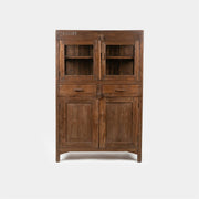 Vitrina 4 puertas madera y vidrio #2