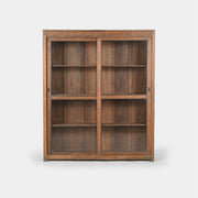 Vitrina 2 Puertas Madera y Vidrio #6