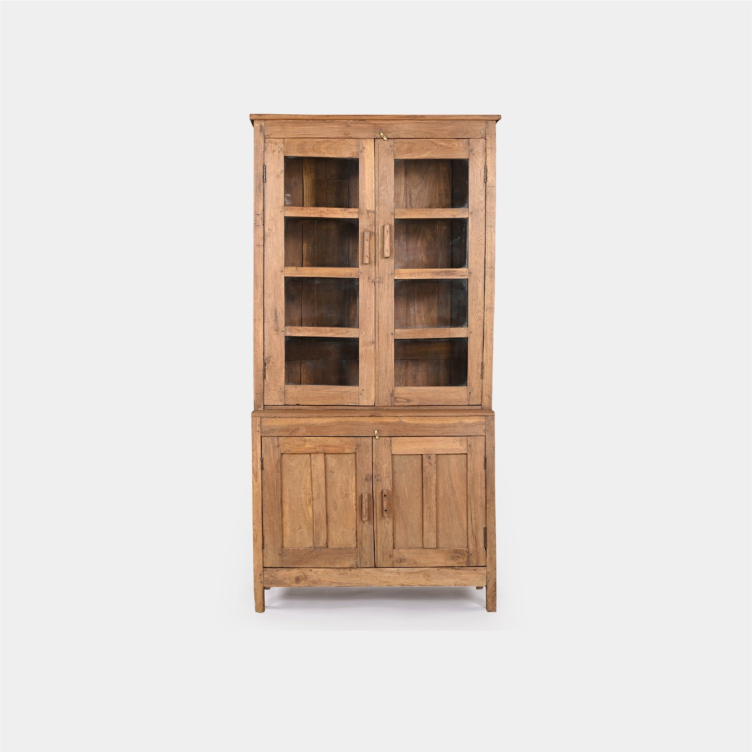 Vitrina 4 Puertas madera y vidrio #5