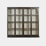 Vitrina 4 puertas madera y vidrio #1