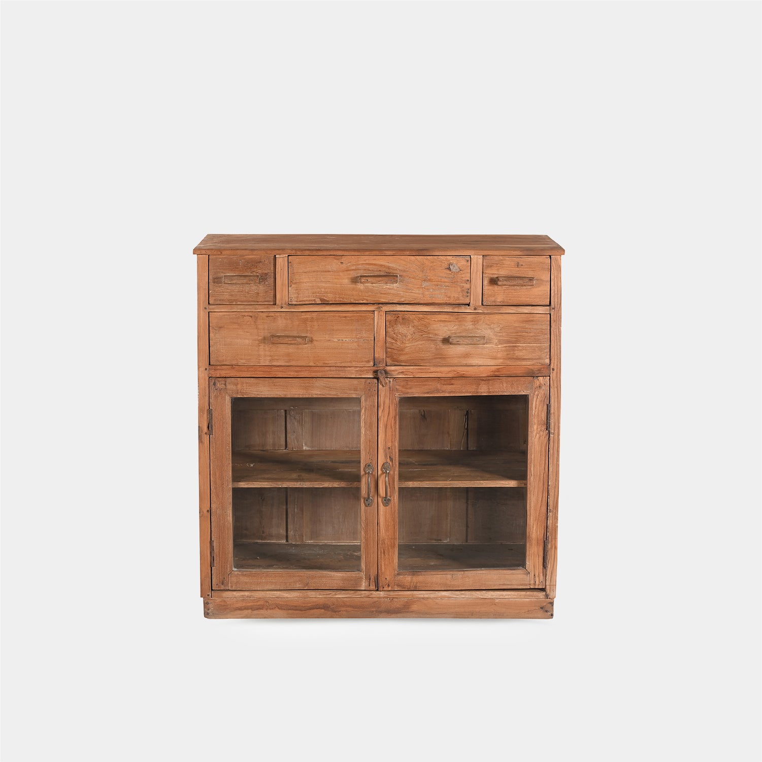 Arrimo 2 Puertas 5 Cajones Madera