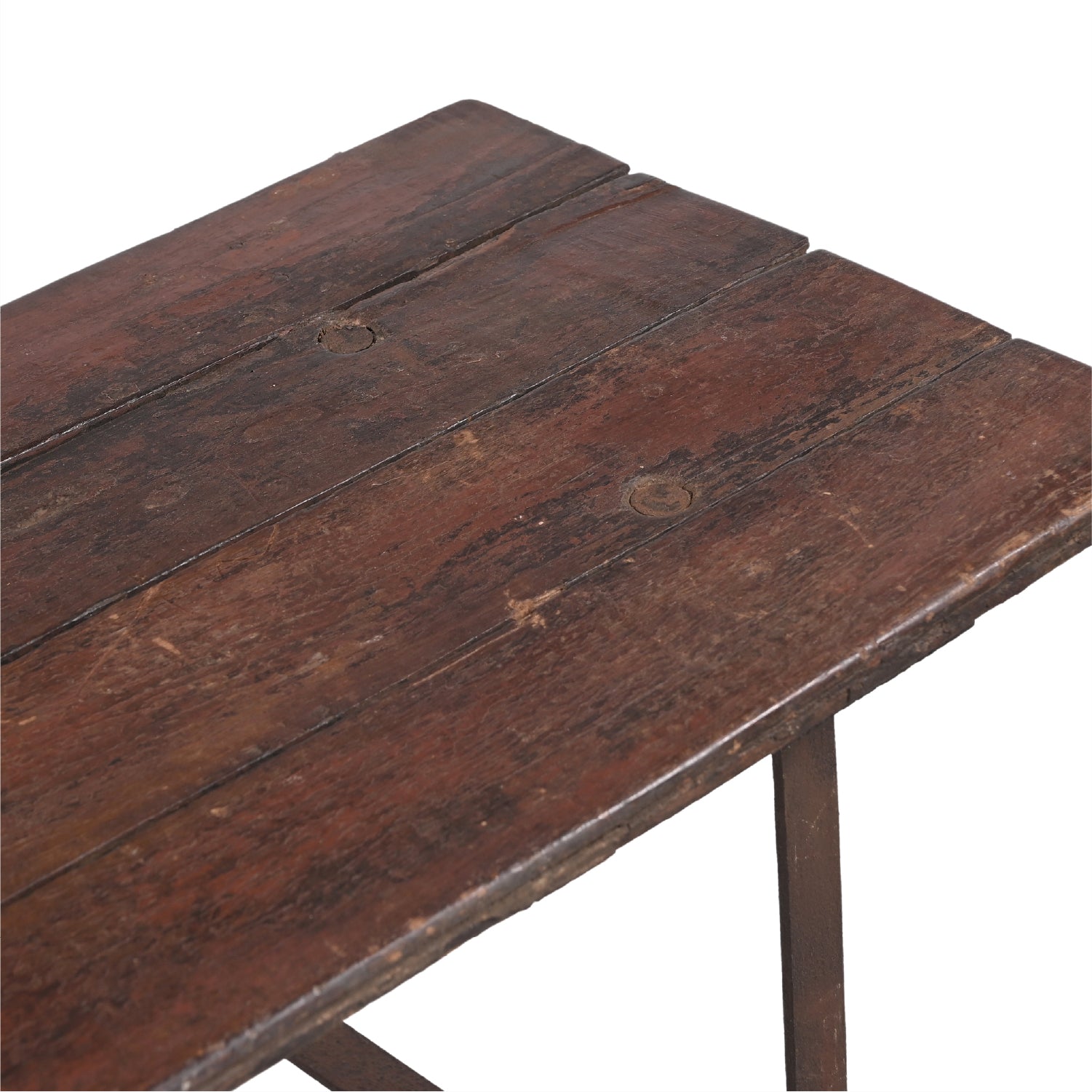 Banca Madera Y Acero Medium #5