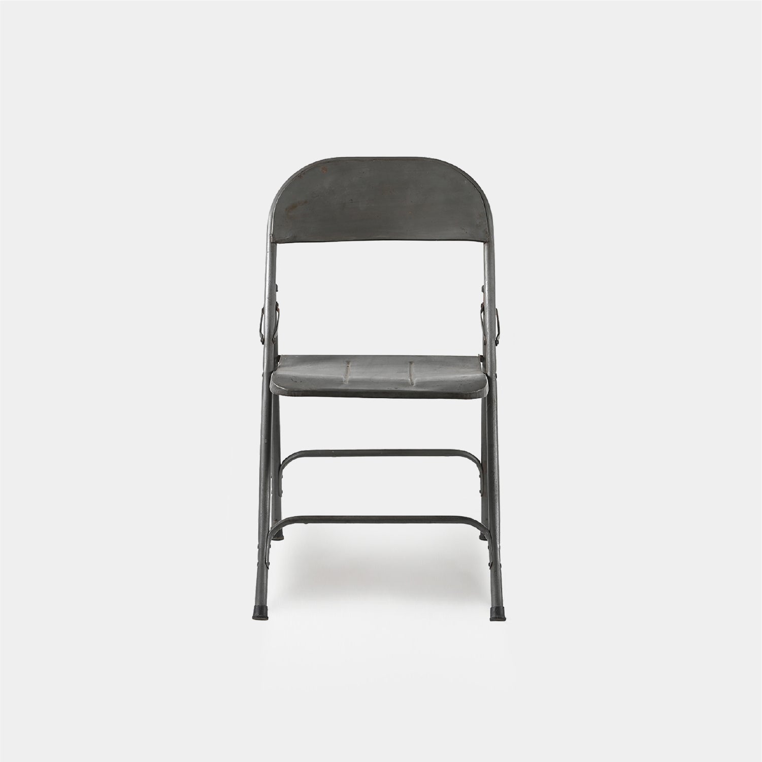 Silla Plegable Metal Gris