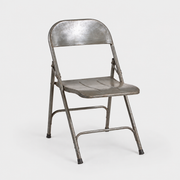 Silla Plegable Metal Gris