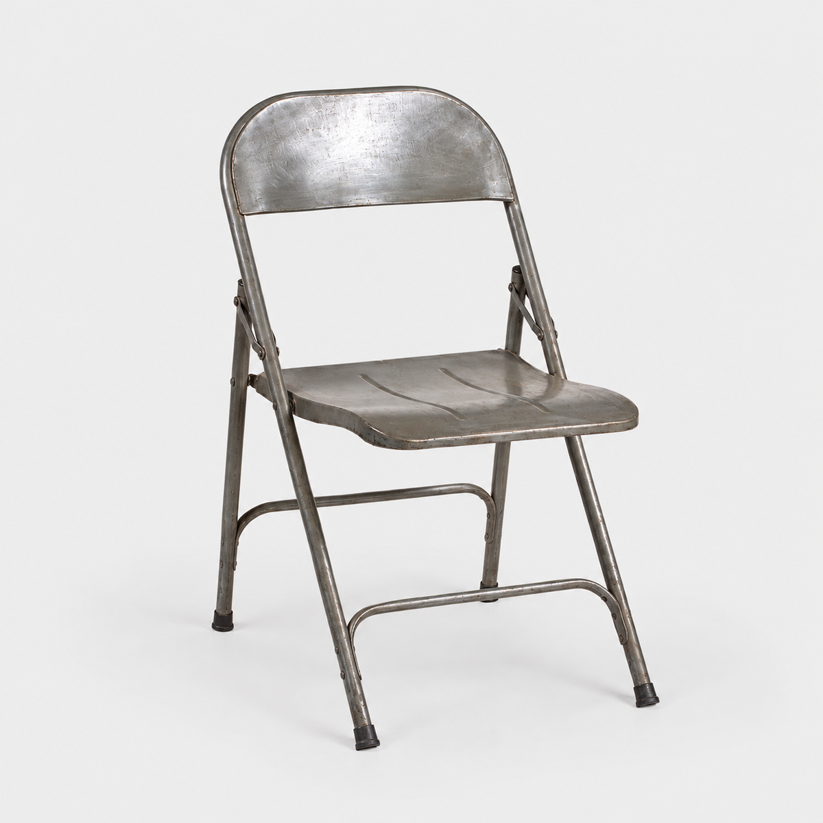 Silla Plegable Metal Gris