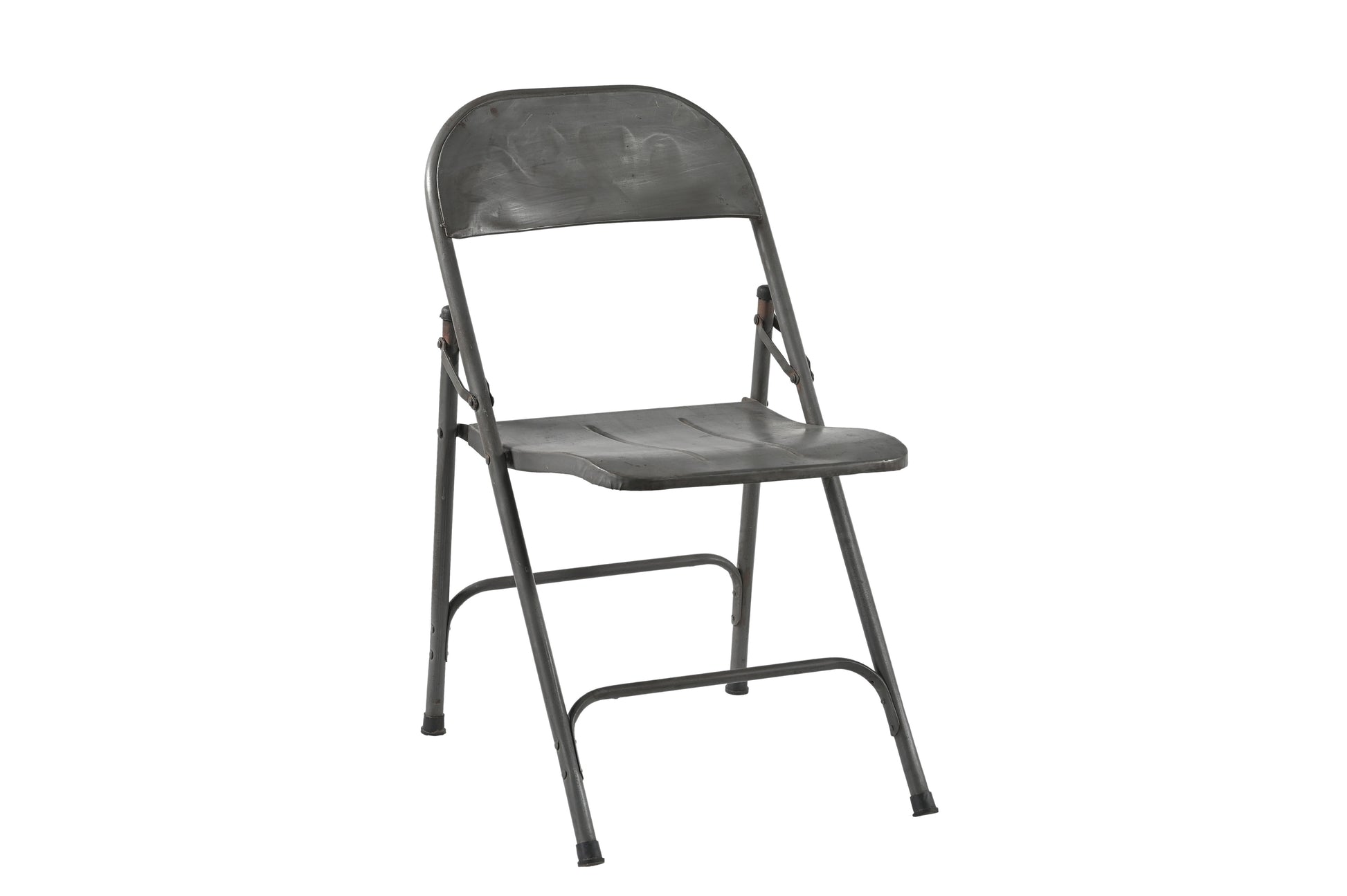 Silla Plegable Metal Gris