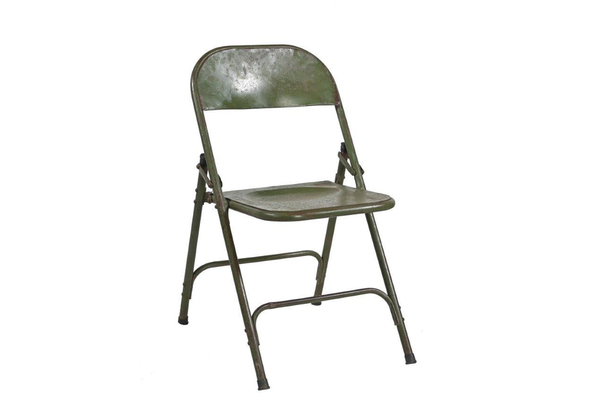 Silla Plegable Metal Verde