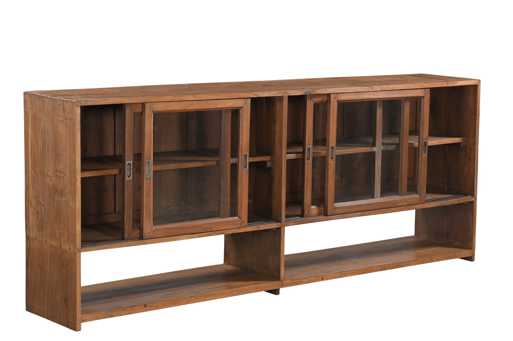 Vitrina 4 Puertas madera y vidrio #4