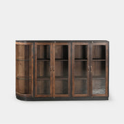 Vitrina 4 Puertas Madera