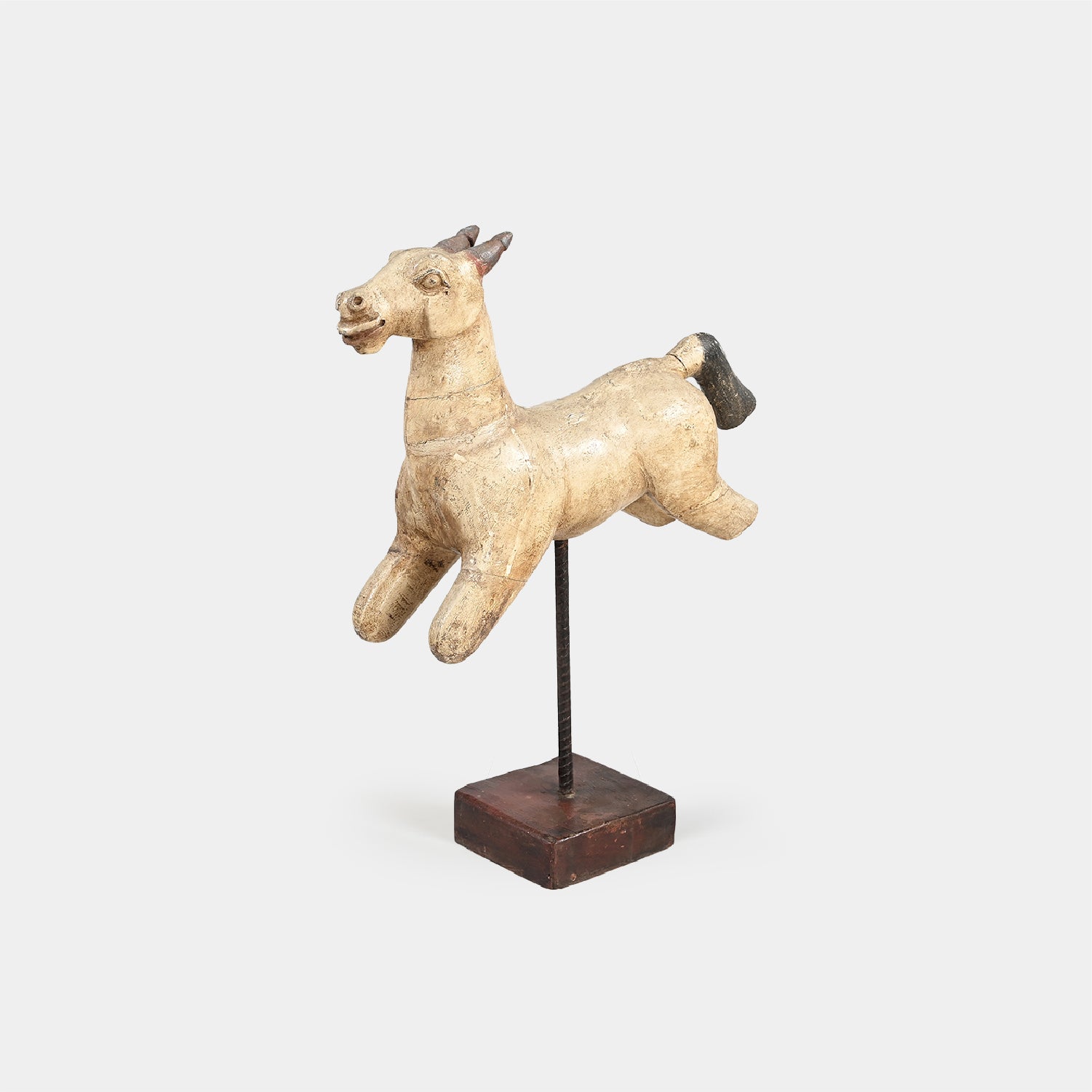 Escultura Caballo Madera