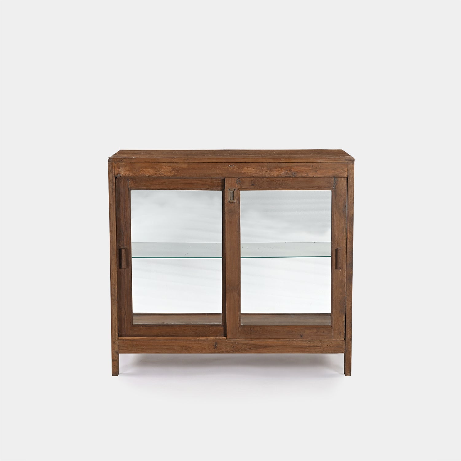 Vitrina 2 Puertas Madera y Vidrio 108