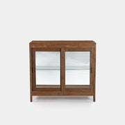 Vitrina 2 Puertas Madera y Vidrio 108