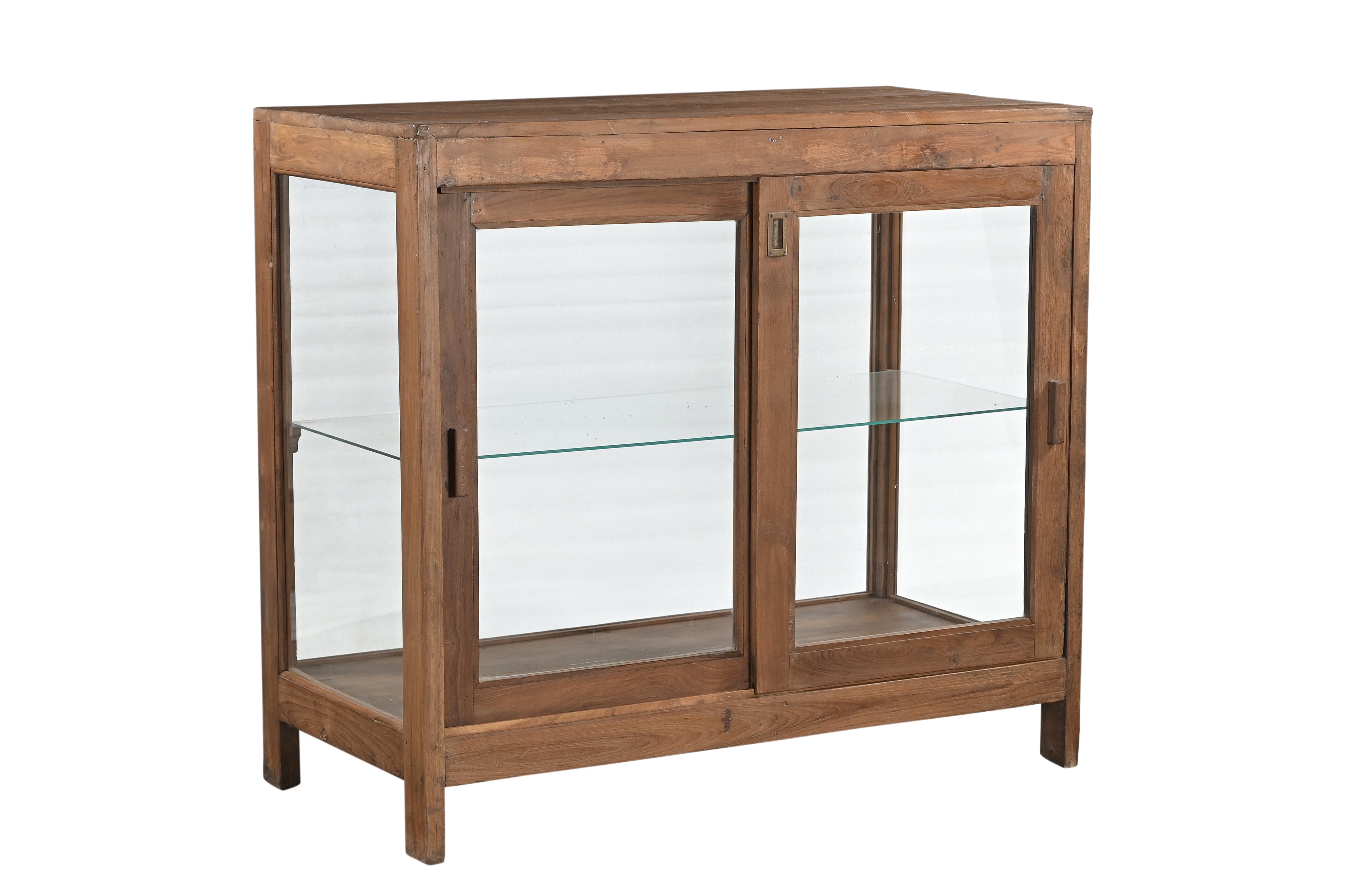 Vitrina 2 Puertas Madera y Vidrio 108