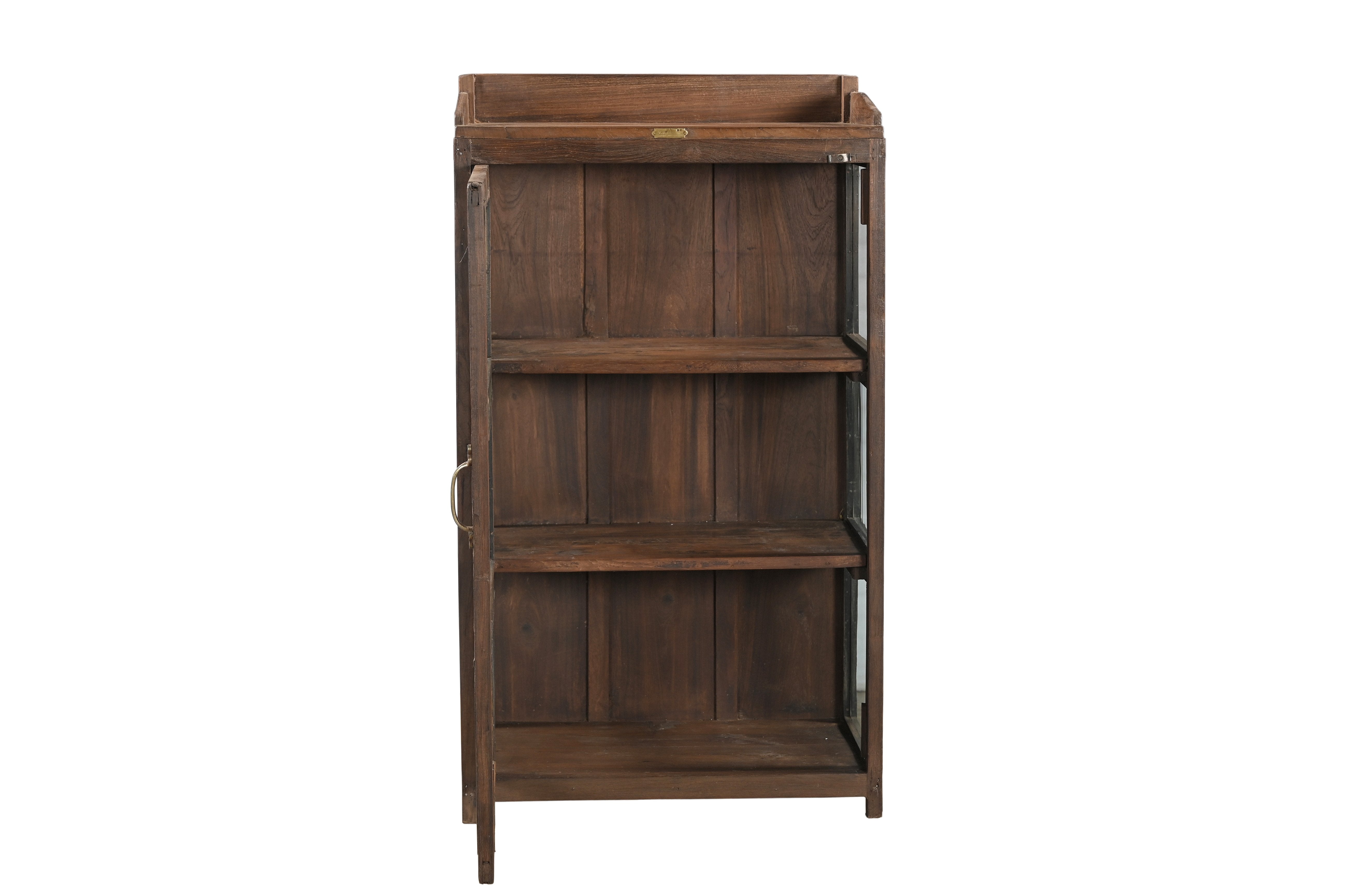 Vitrina 1 Puerta Madera y Vidrio 100
