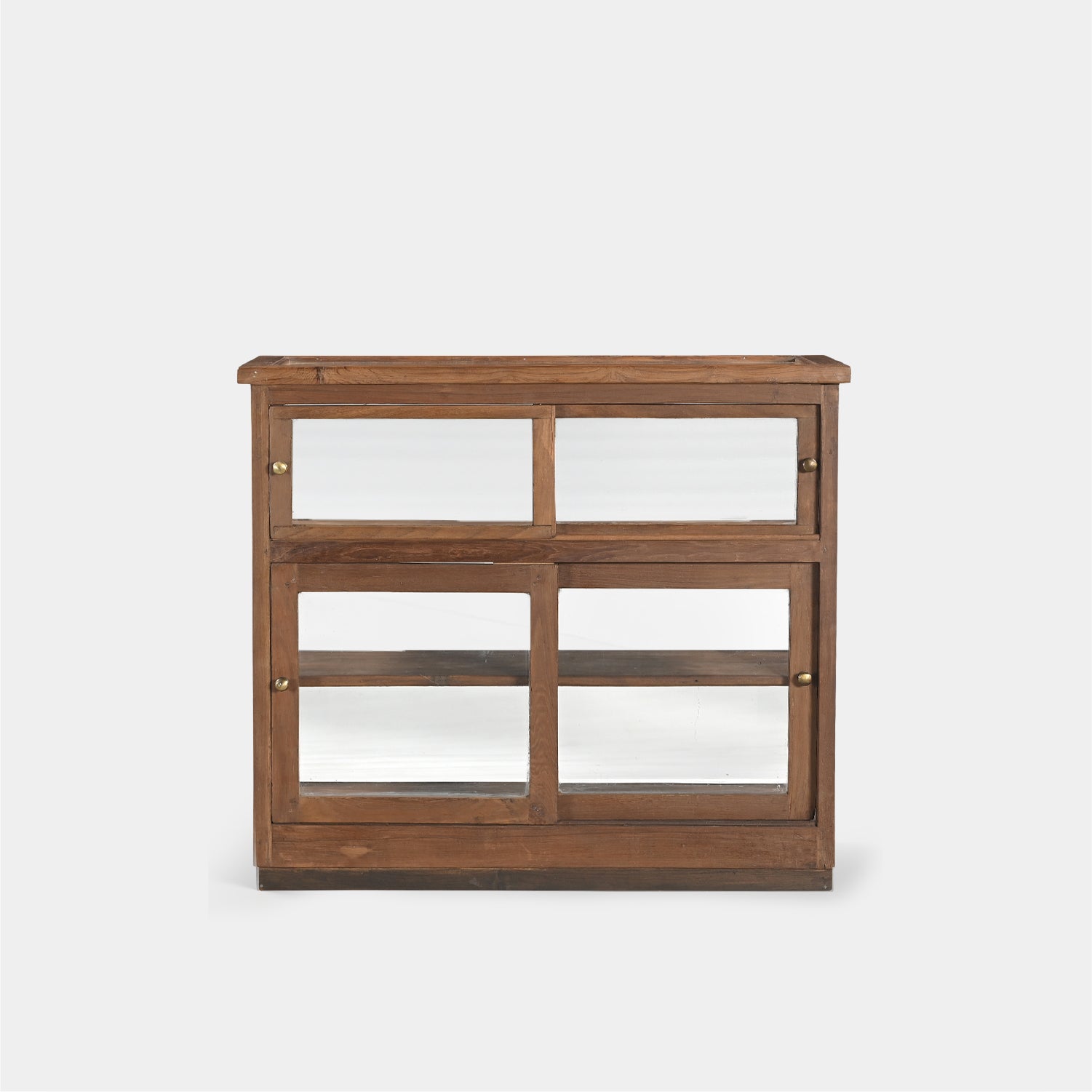 Vitrina 4 Puertas madera y vidrio #6