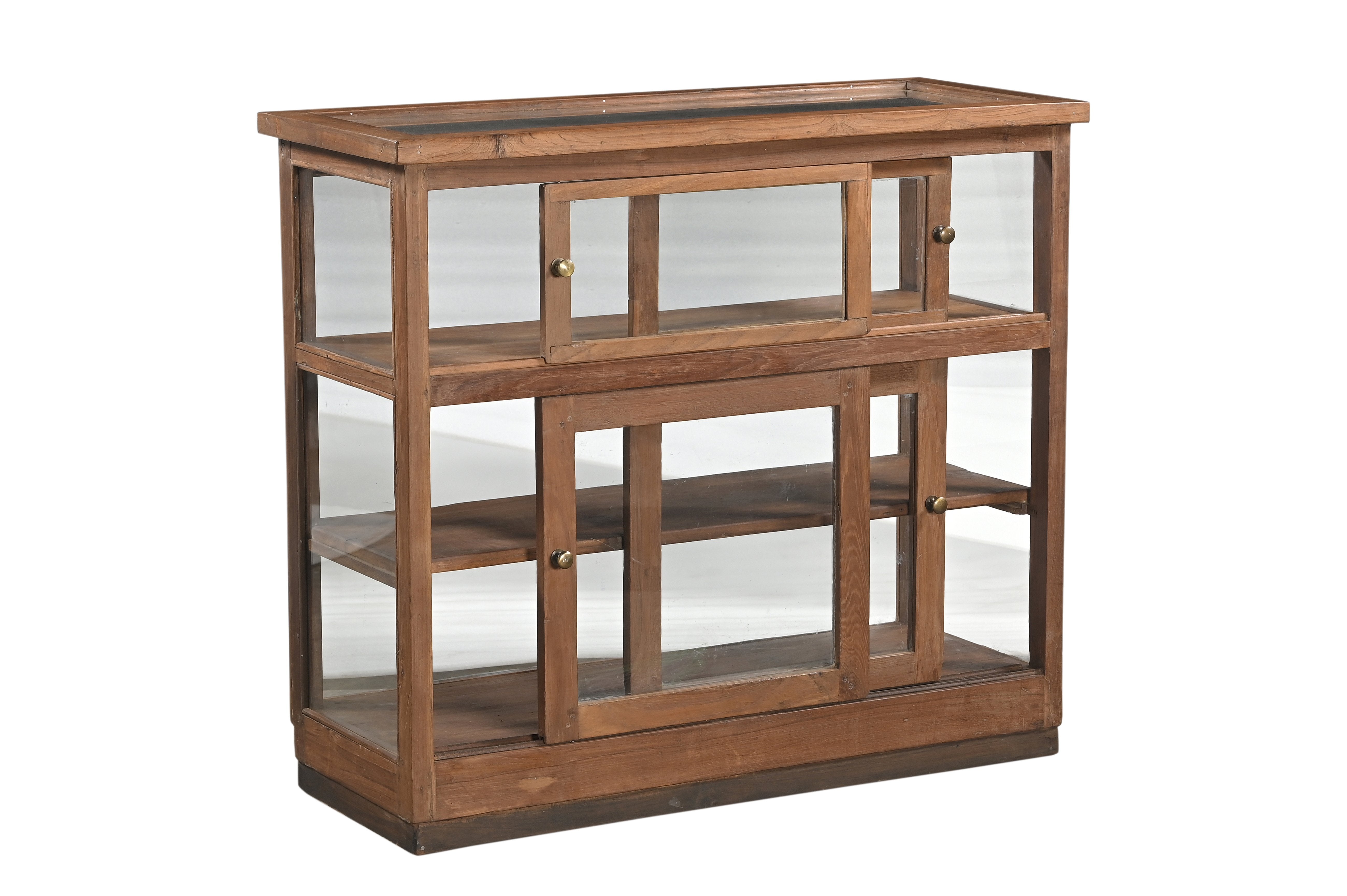 Vitrina 4 Puertas madera y vidrio #6
