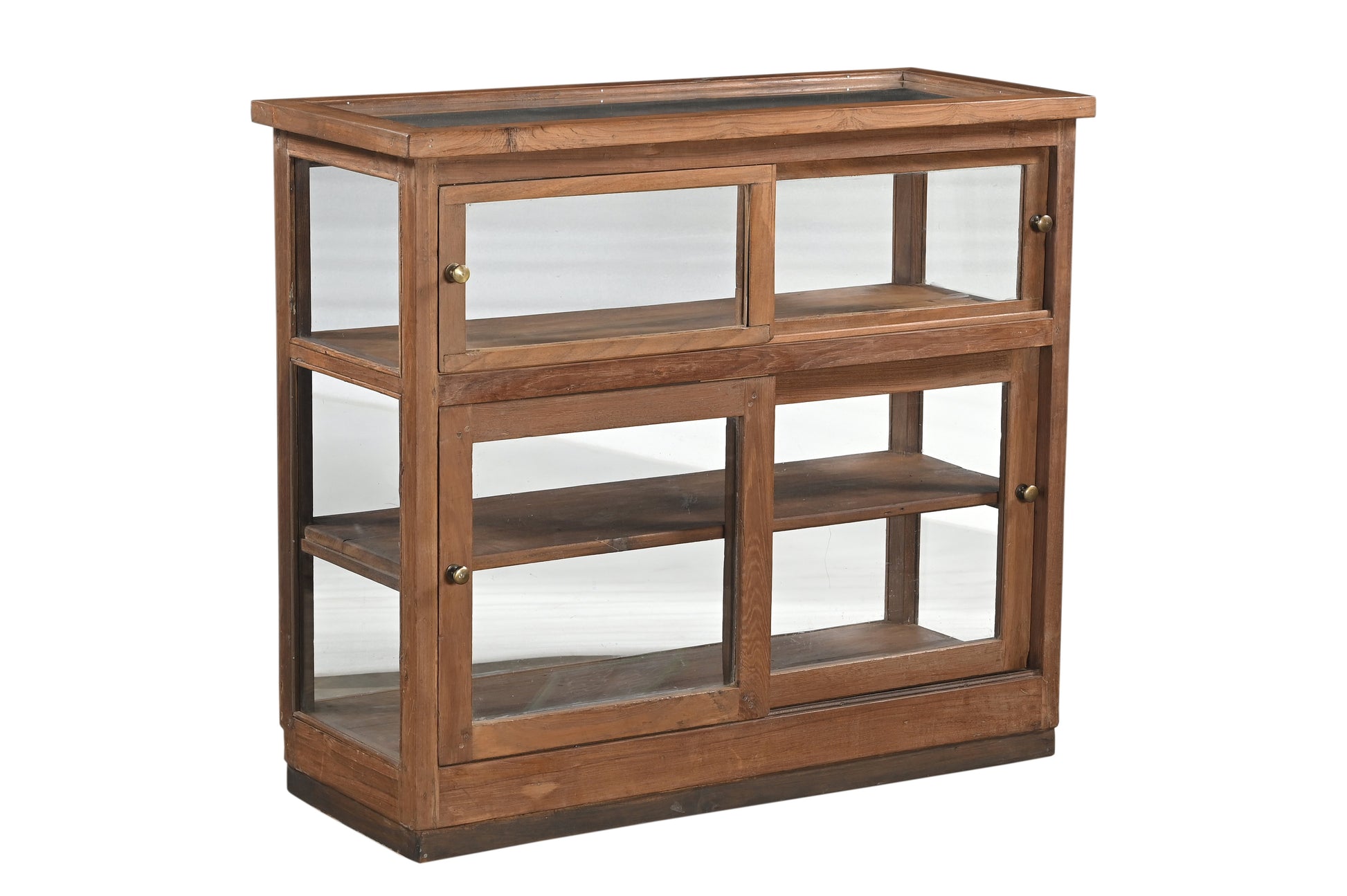 Vitrina 4 Puertas madera y vidrio #6
