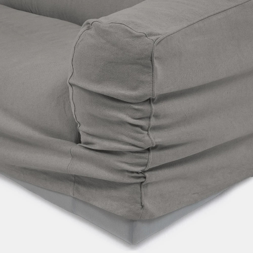 Funda Sofa Modular Slow Izquierdo Acero