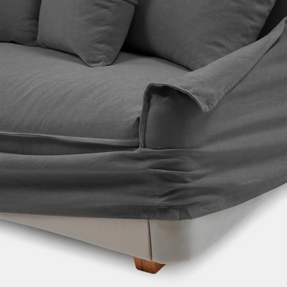 Funda Sofa 2C Balum Acero
