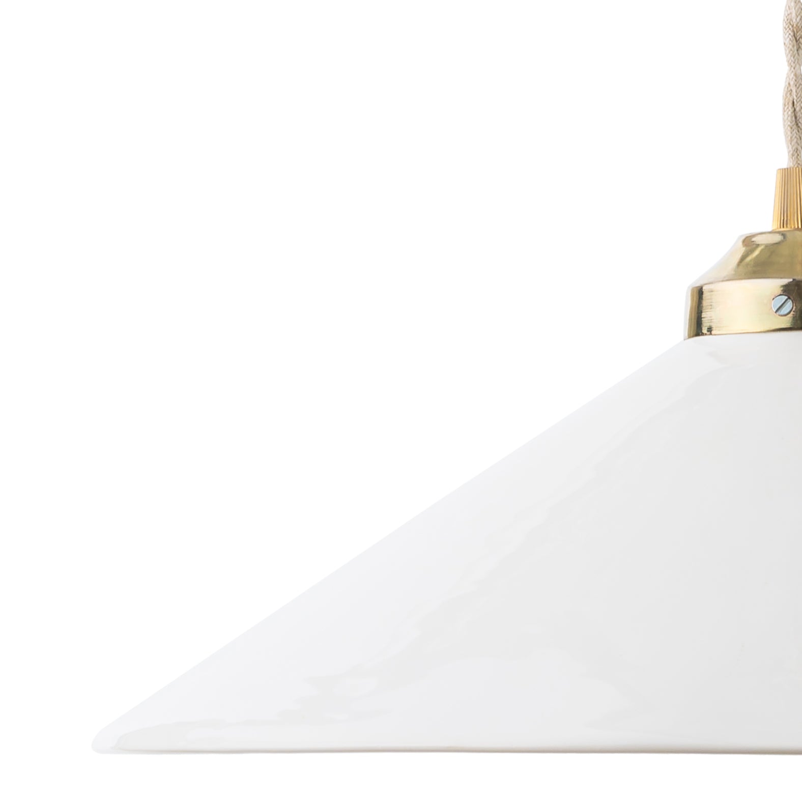 Lámpara de colgar Ruca plana Blanco