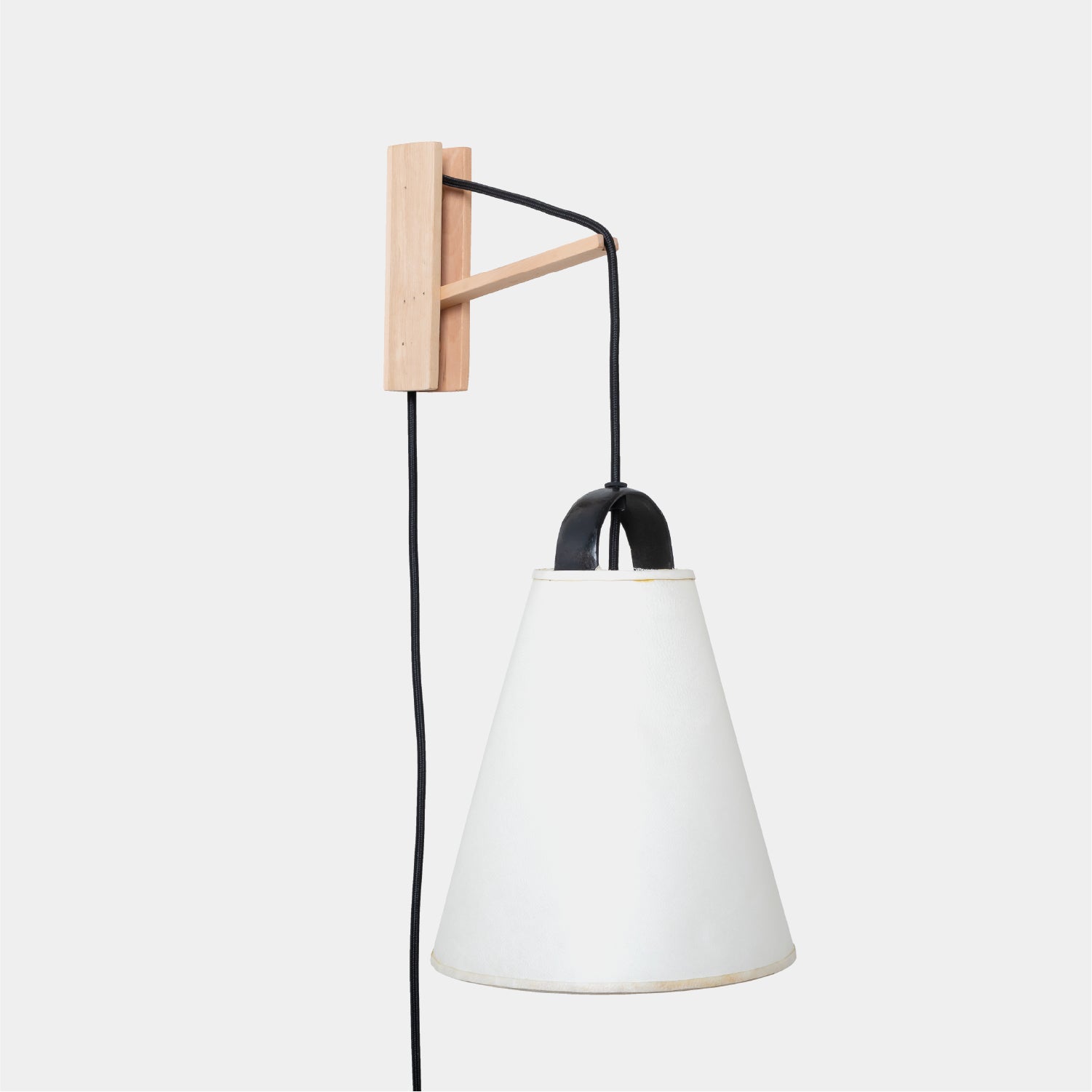 Apliqué Cencerro Pergamino base madera