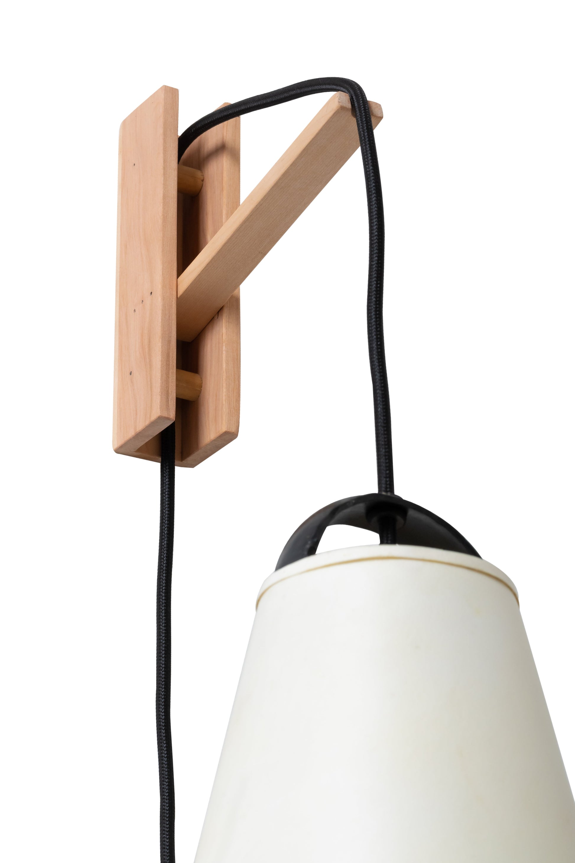 Apliqué Cencerro Pergamino base madera