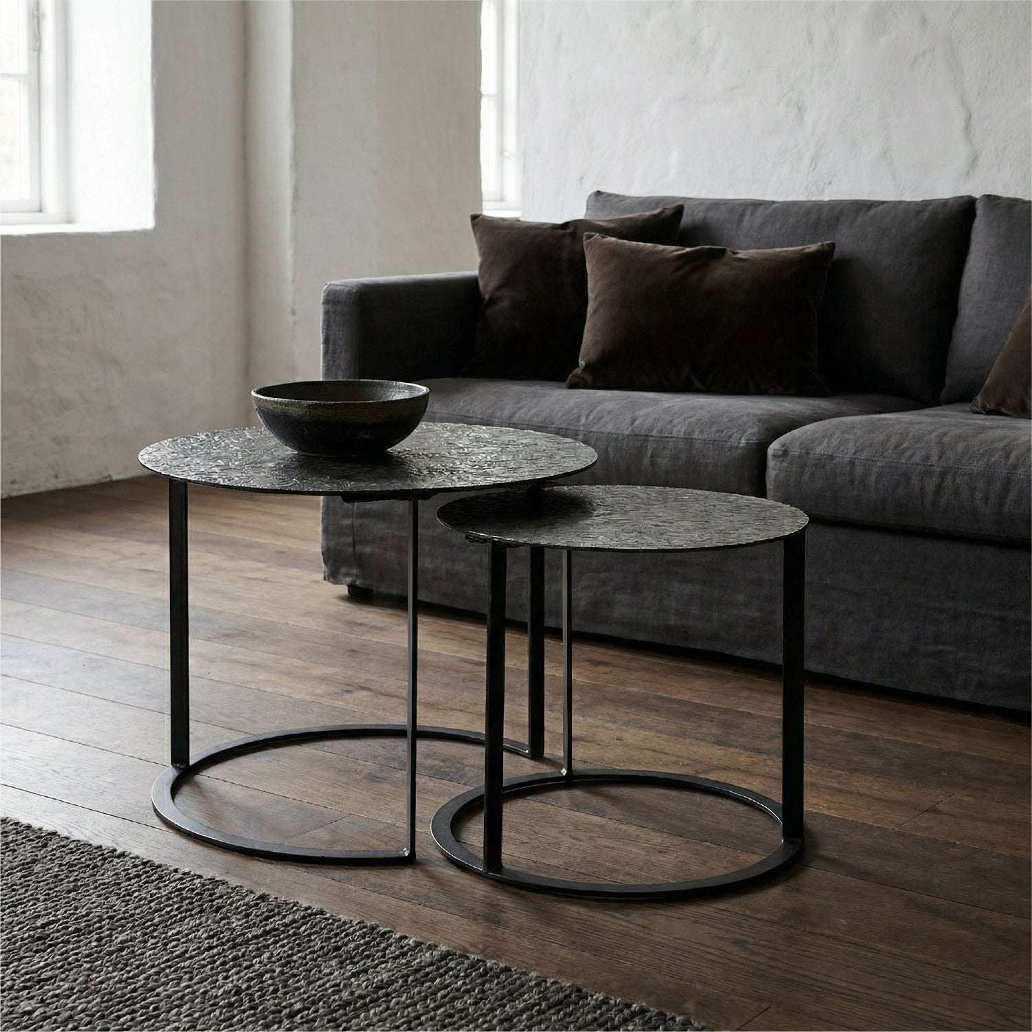 Mesa Centro Vita Duo Alumi Y Hierro