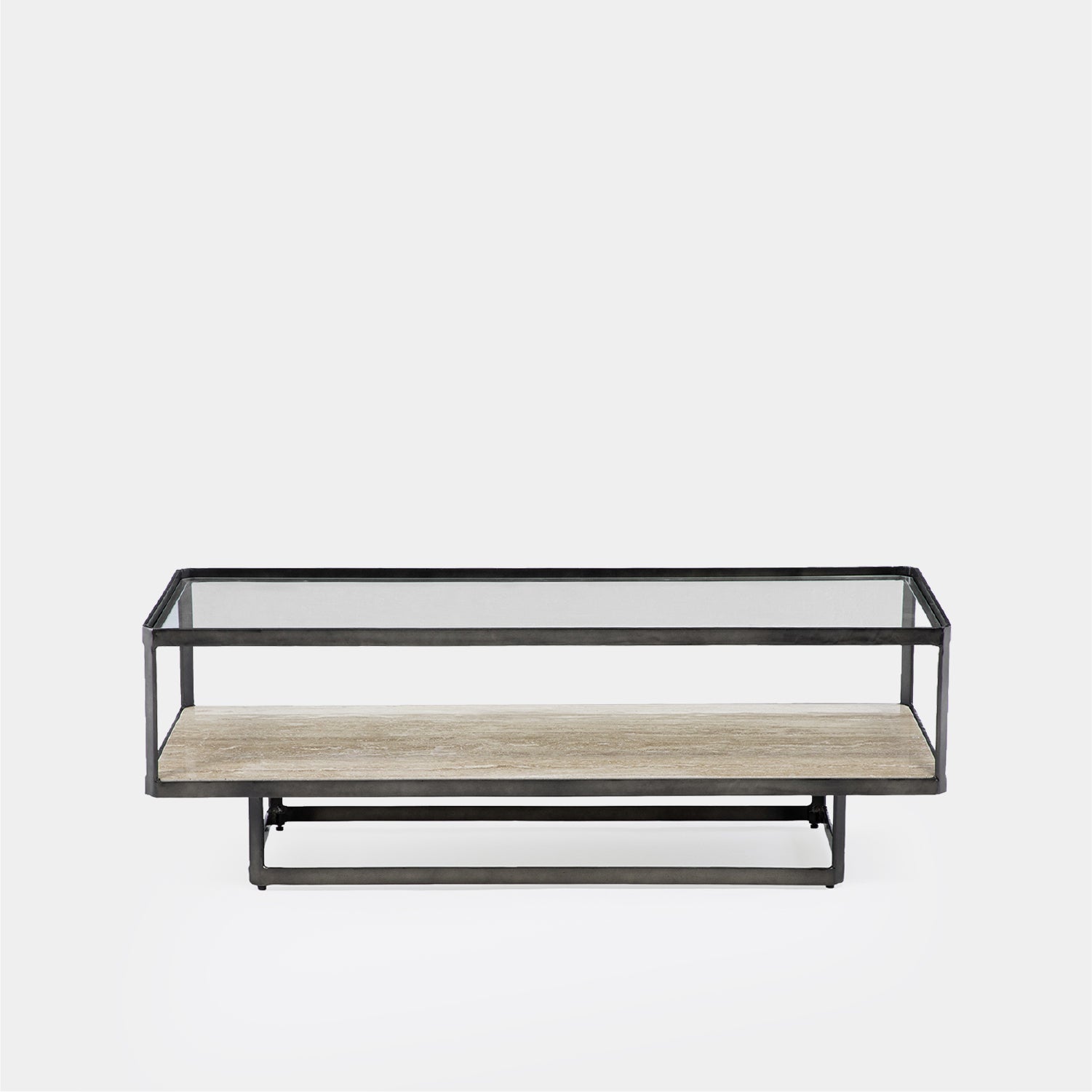 Mesa Centro Caprice Vidrio y Marmol