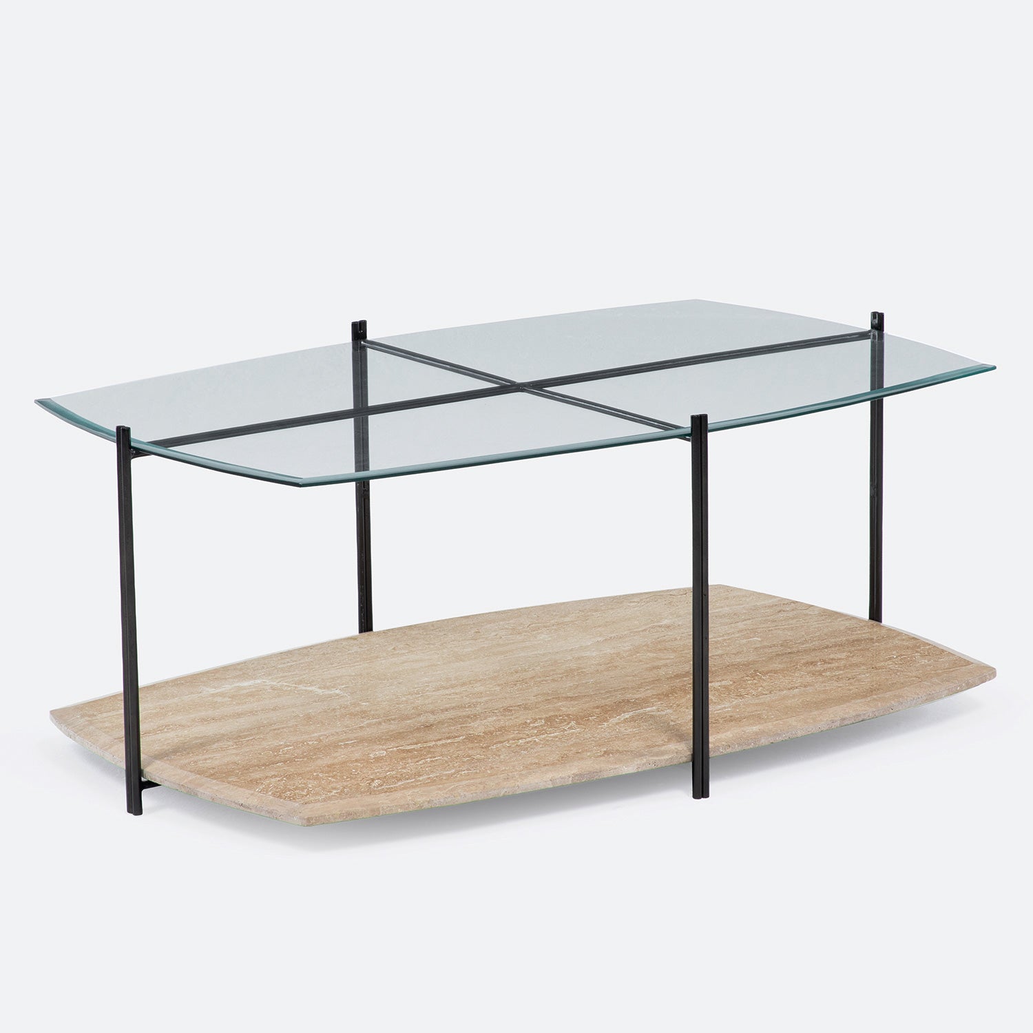 Mesa Centro Casale II Vidrio y Marmol