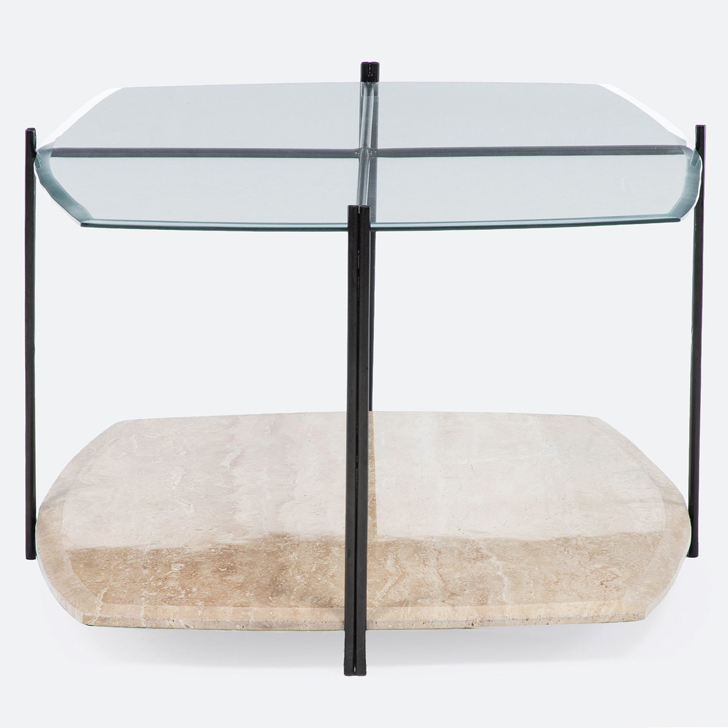 Mesa Centro Casale II Vidrio y Marmol