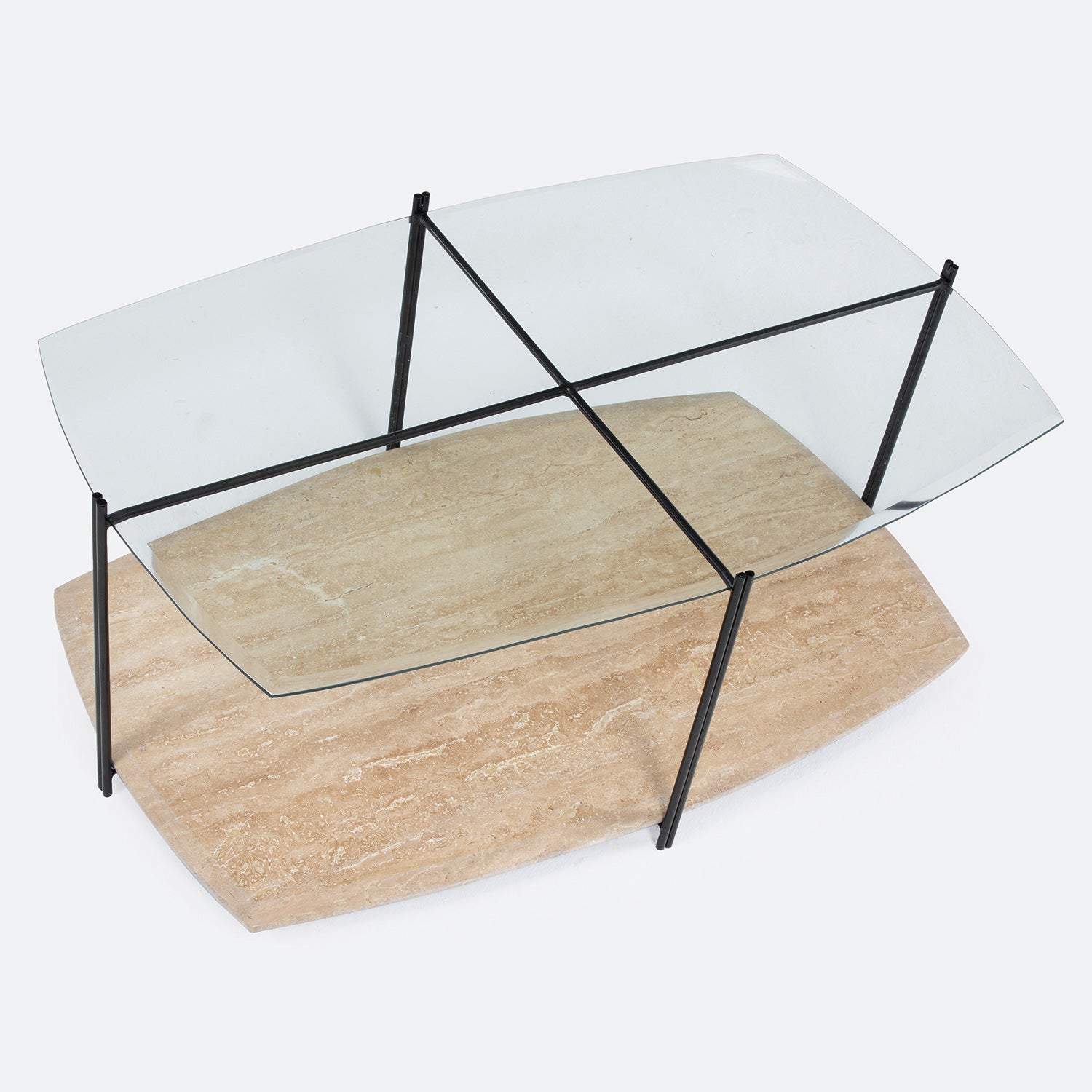 Mesa Centro Casale II Vidrio y Marmol