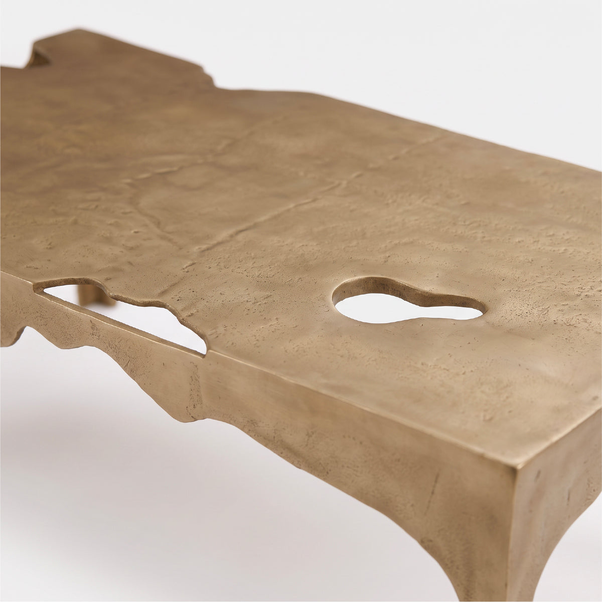 Mesa Centro Algora 2 Brass Antique