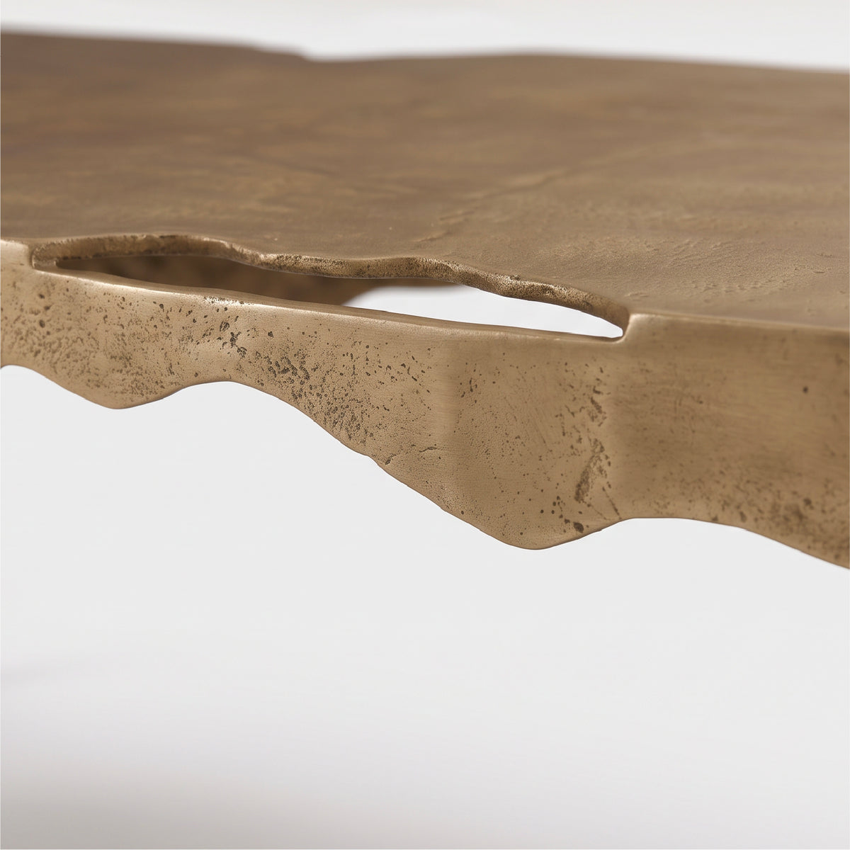 Mesa Centro Algora 2 Brass Antique