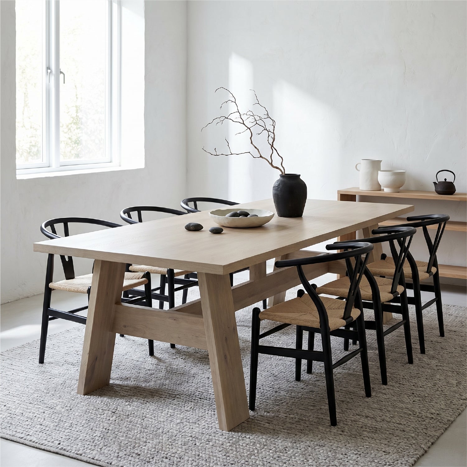Mesa Comedor Asia Natural