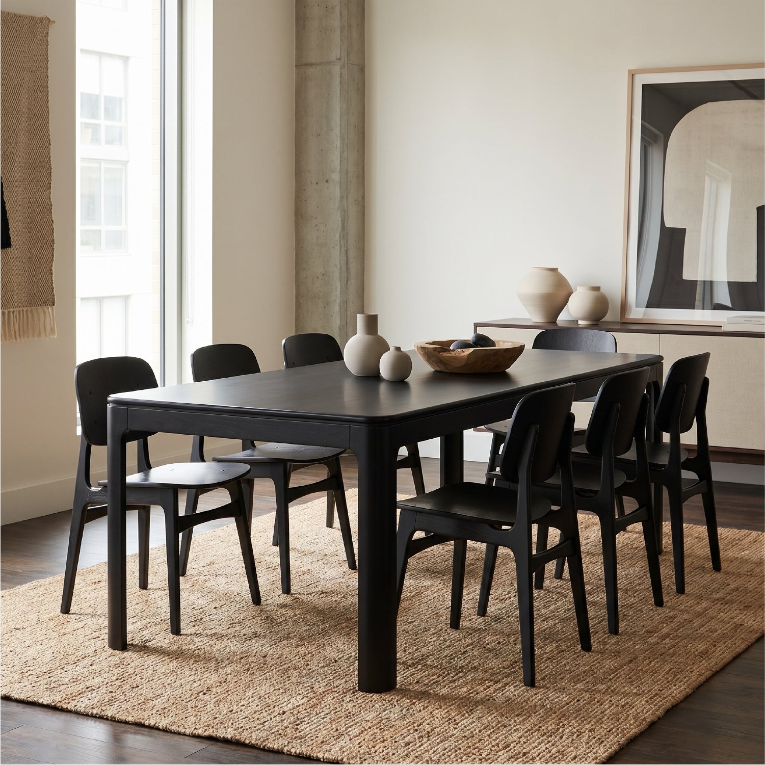 Mesa Comedor Alvi Negro
