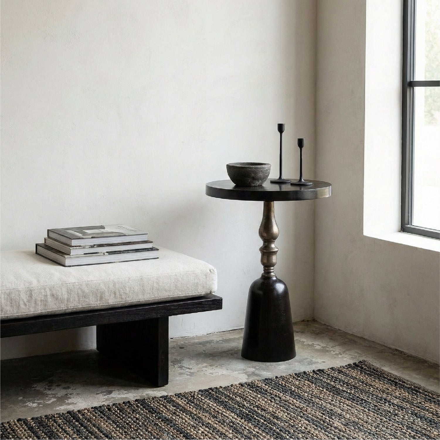 Mesa Lateral Jaz D40 Cub Bronce