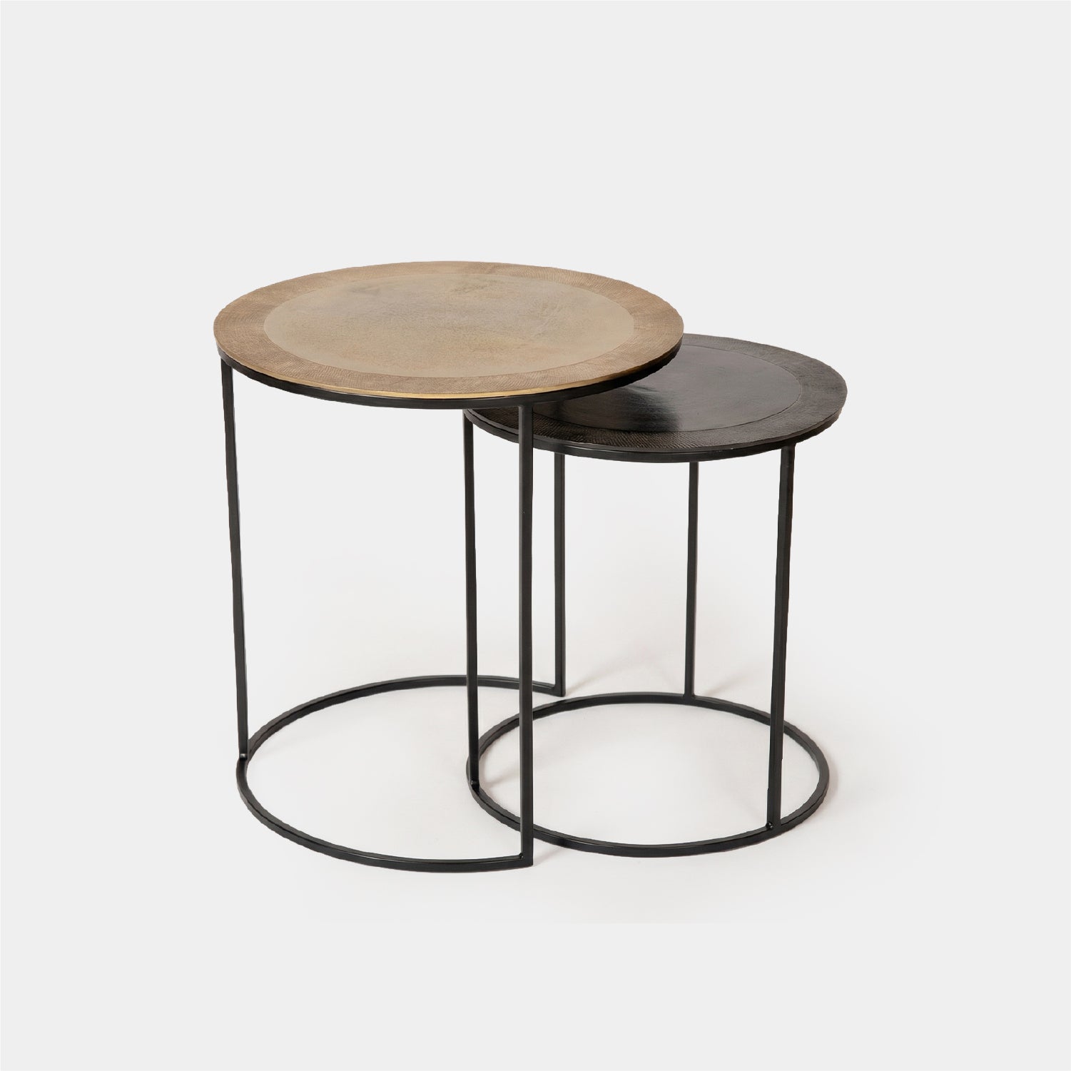 Mesa Lateral Jacobsen Circular Doble
