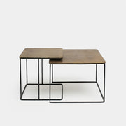 Mesa Lateral Jacobsen Cuadrada Doble