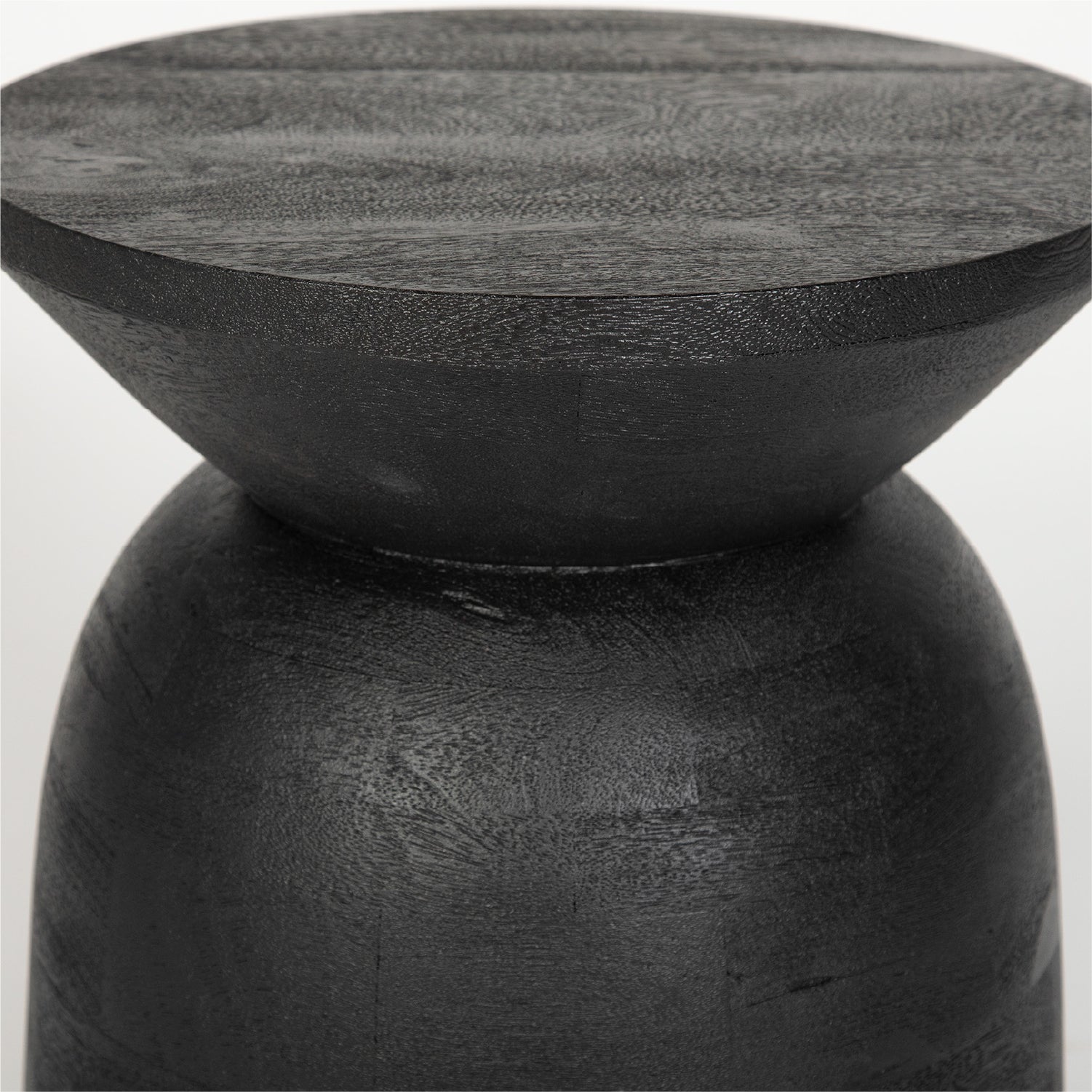 Mesa Lateral Milan Madera Negro Mate