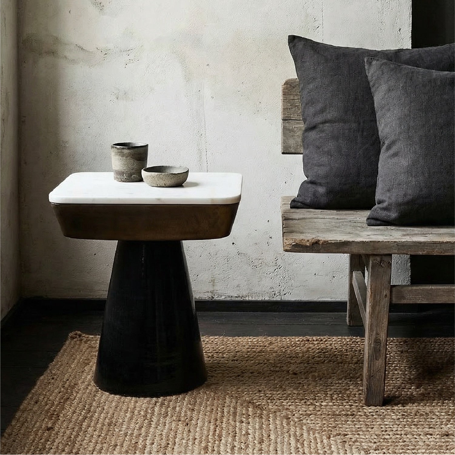 Mesa Lateral Holmes Marmol
