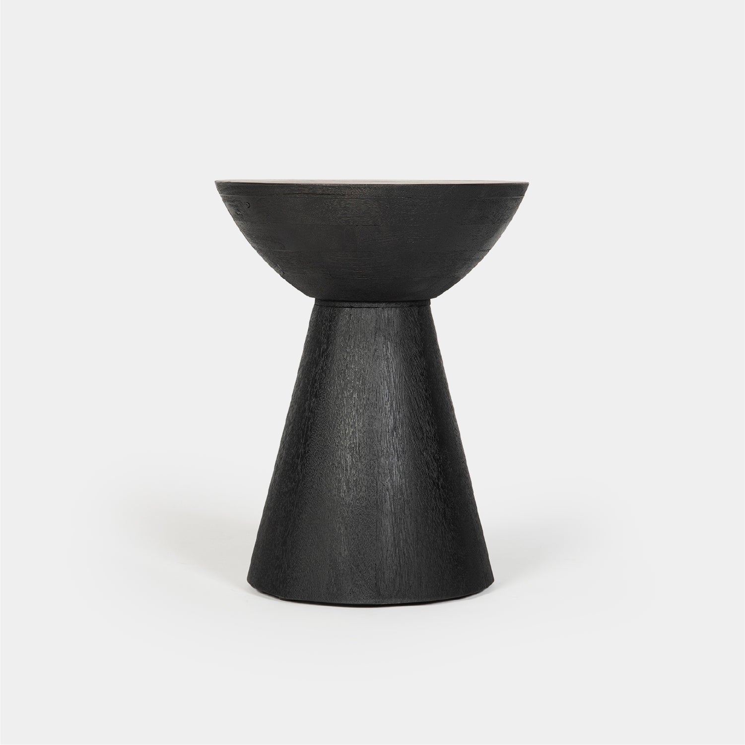 Mesa Lateral Maci Madera Negro Mate
