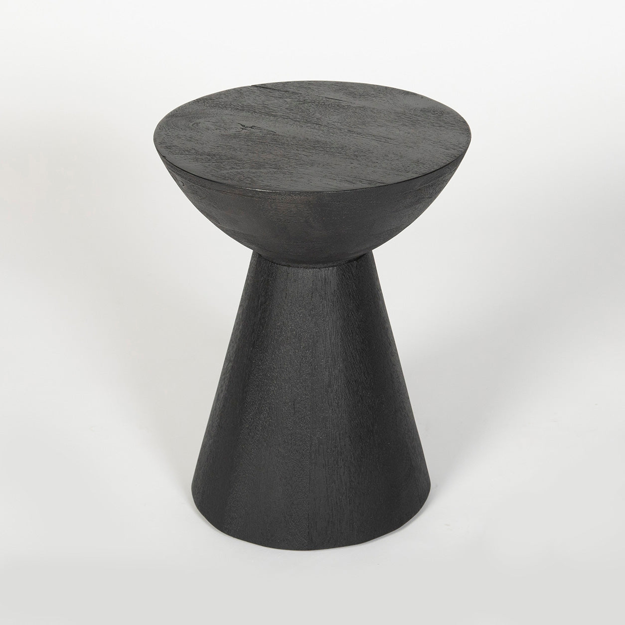 Mesa Lateral Maci Madera Negro Mate