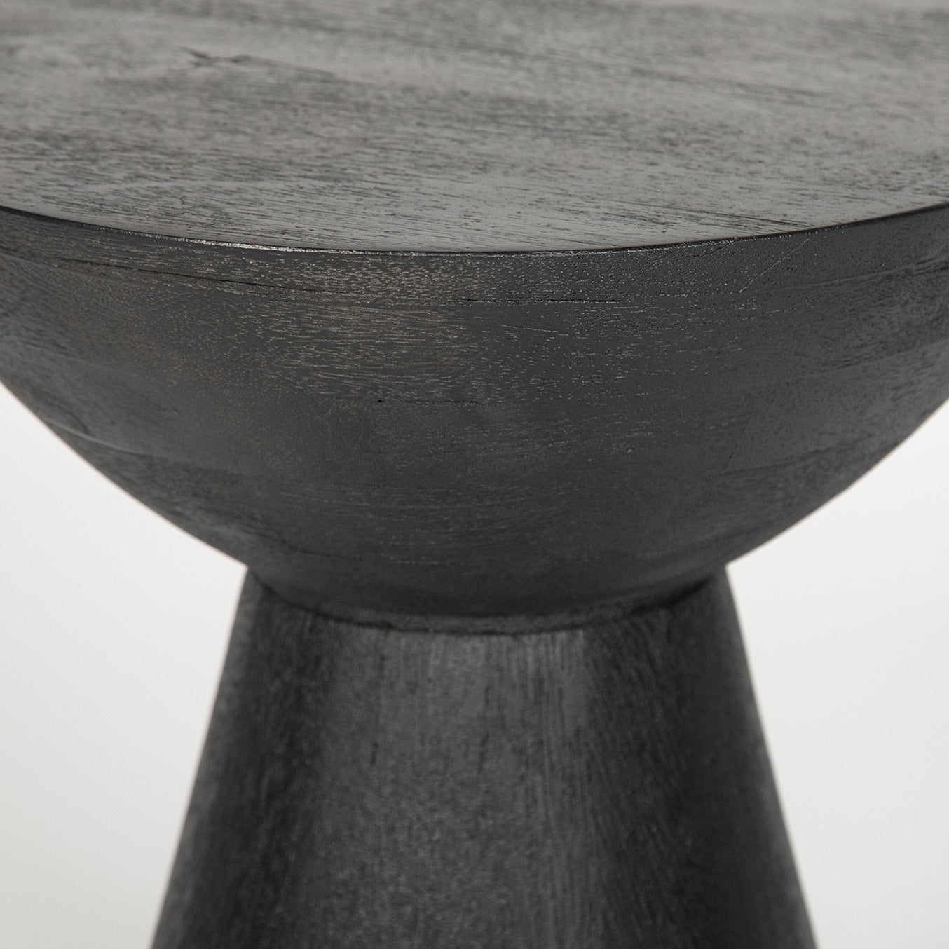 Mesa Lateral Maci Madera Negro Mate