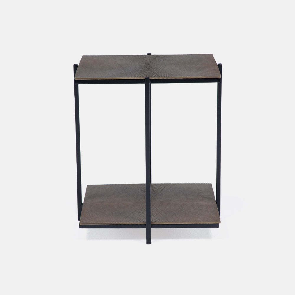 Mesa Lateral Allia Brass Antique