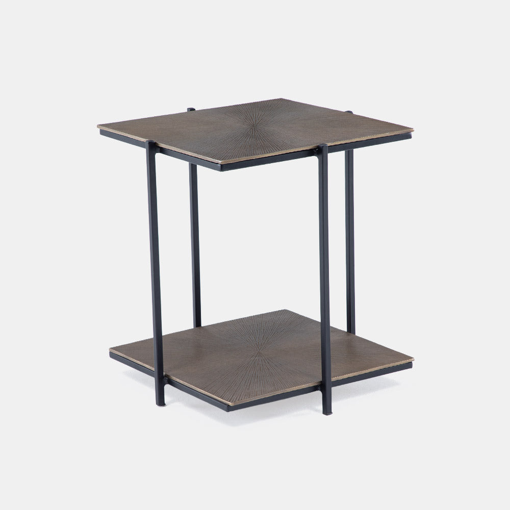 Mesa Lateral Allia Brass Antique