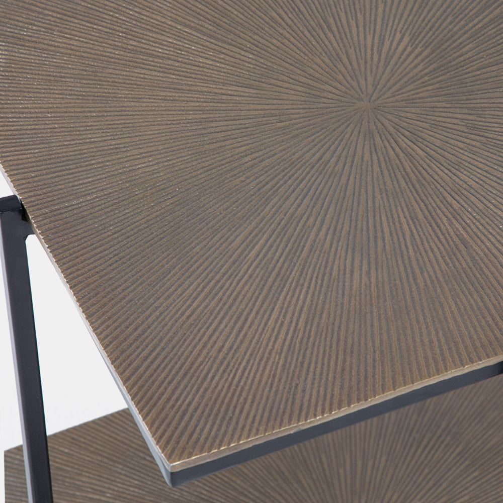Mesa Lateral Allia Brass Antique