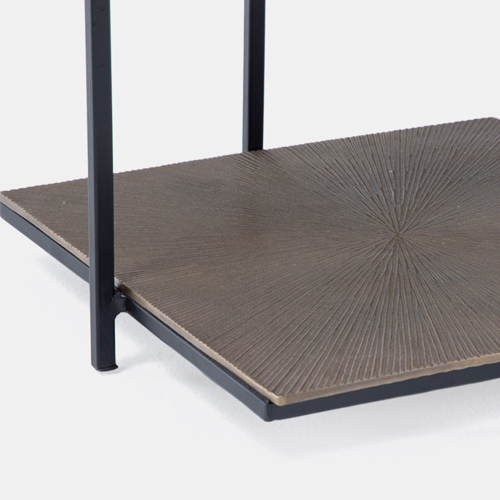 Mesa Lateral Allia Brass Antique