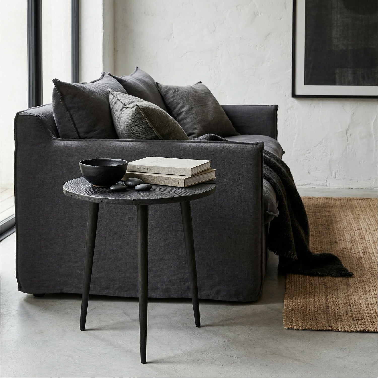 Mesa Lateral Albi Bronce
